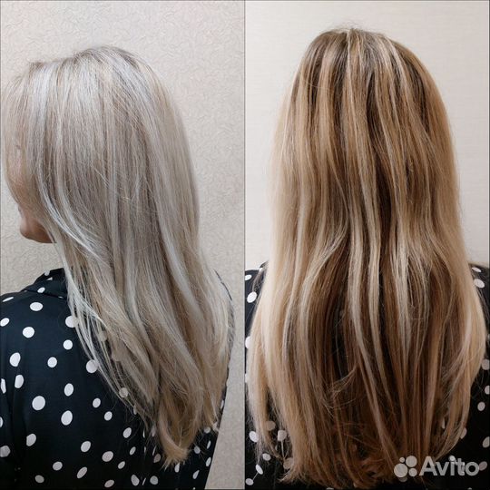 Окрашивание волос у вас на дому