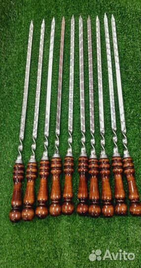 Шампуры с деревянной ручкой