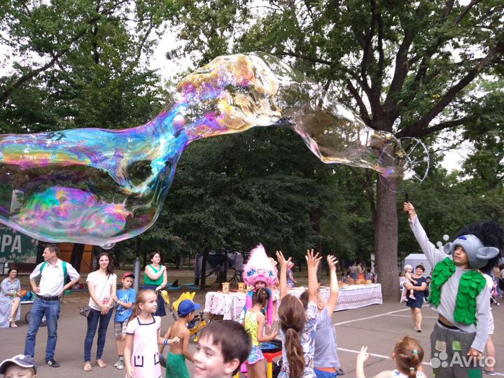 Шоу мыльных пузырей