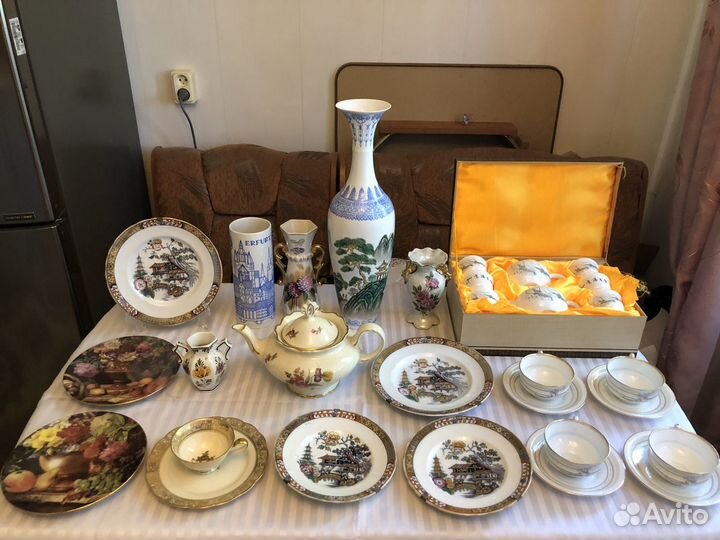 Антиквариат.посуда старинная Корнилов,Кузнецов