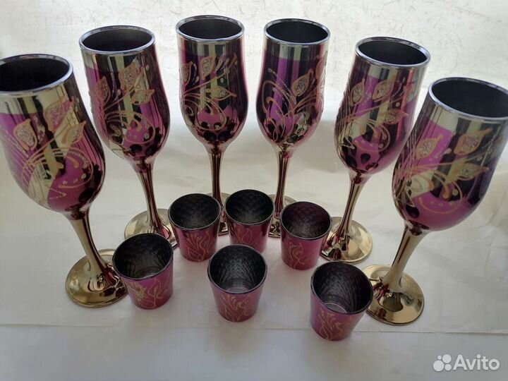 Набор фужеров рюмок