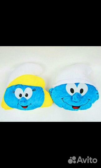 Подушки смурфики