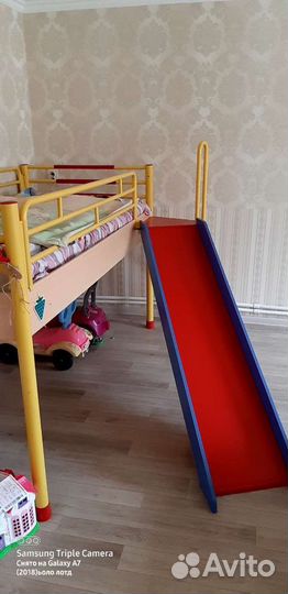 Кровать с горкой