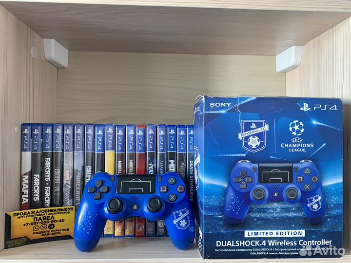 Геймпад PS4 Оригинал v2 PlayStation uefa Champions