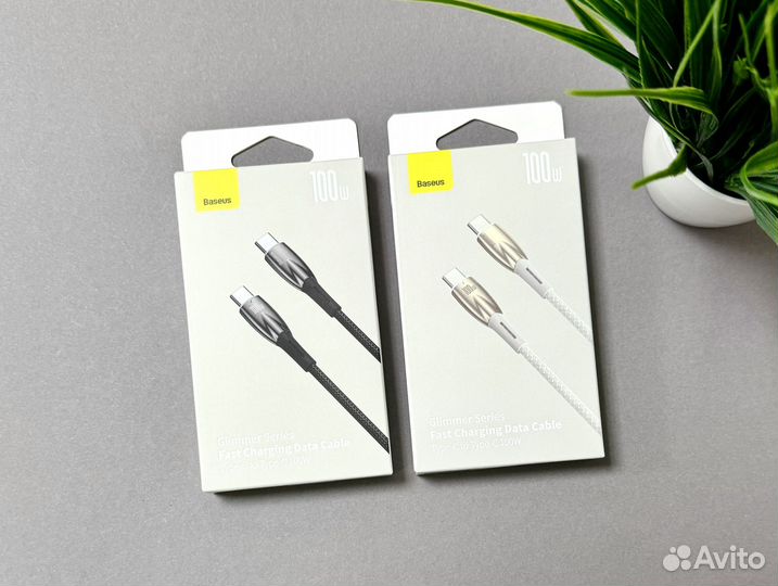 Кабель Type-C на Type-C 100W Baseus