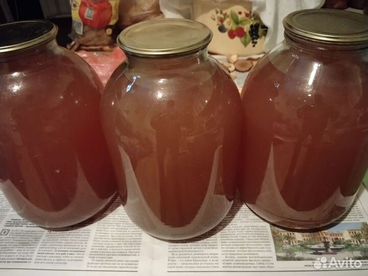 Сок яблочный домашний