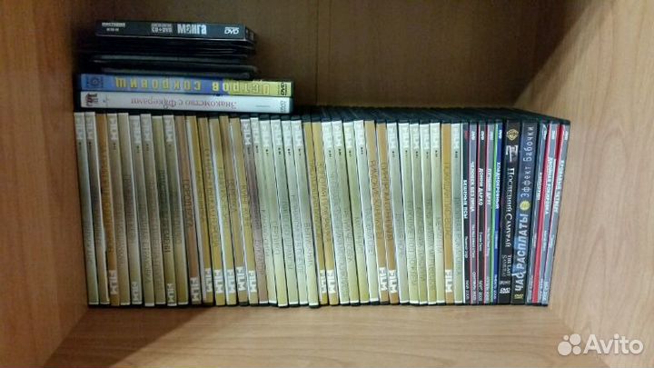 DVD диски с фильмами. 158 штук