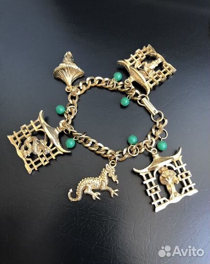 Браслет с чармами Винтаж