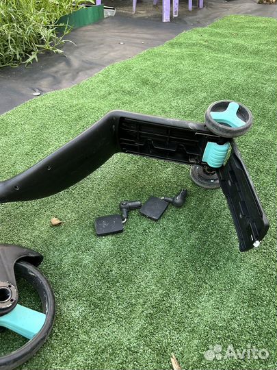 Беговел-самокат-велосипед 3 В 1 nadle голубой