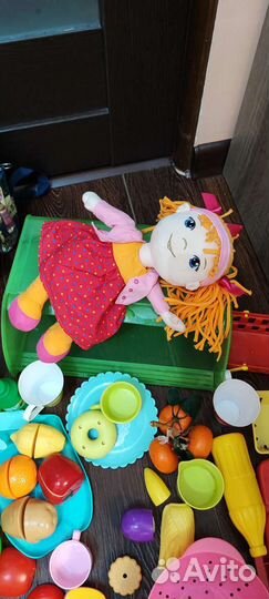 Овощи, посудка, торт