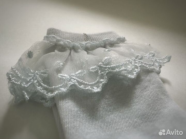 Гольфы белые, школьные, новые