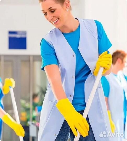 Уборщица на производство