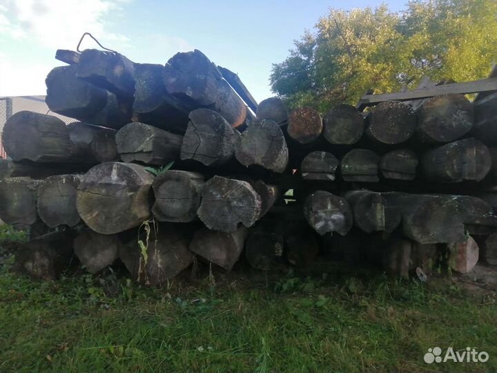 Сруб дома из бревна бу