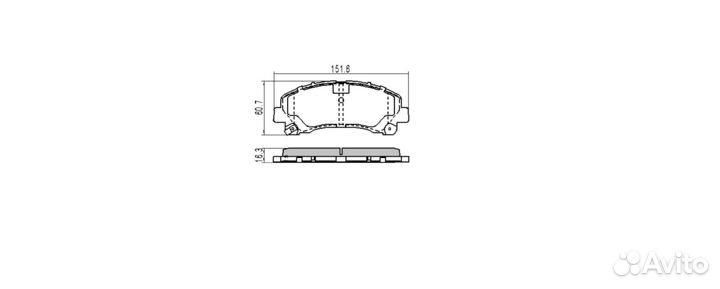 Передние,задние колодки chevrolet trailblazer 2.8D
