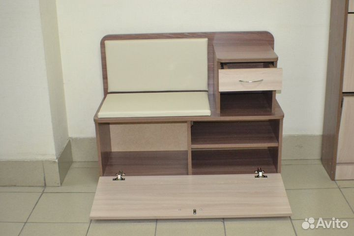 Обувница Мила 2-х цветная