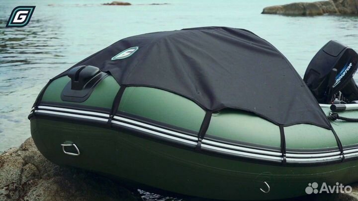 Лодка пвх Gladiator C370AL зеленый