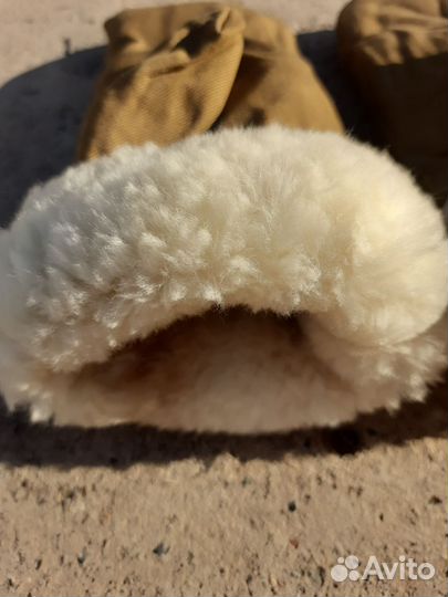 Рукавицы из овчины