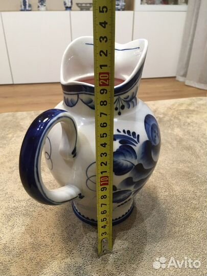 Кувшин СССР. Гжель