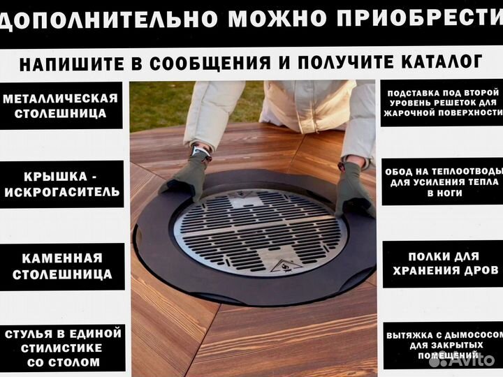 Гриль мангал барбекю для бизнеса