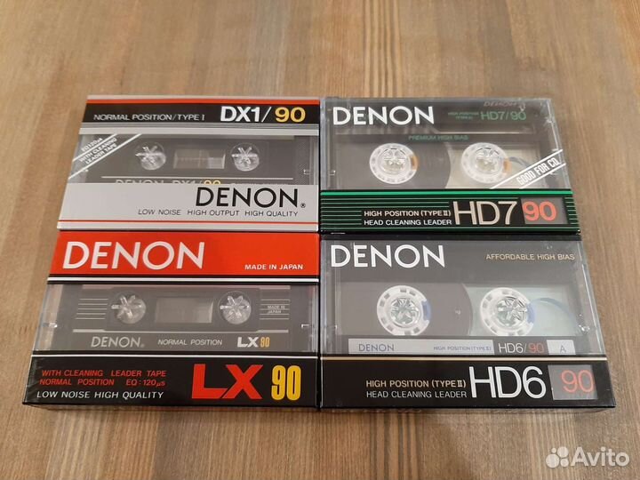 Аудиокассеты новые basf, maxell, sony, denon и др