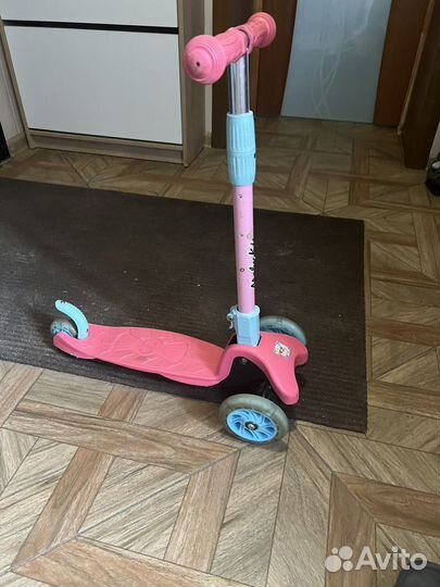 Самокат детский трехколесный б/у