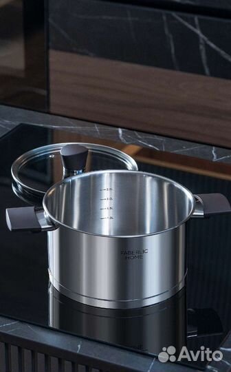 Кастрюля из нержавеющей стали 3,4 л