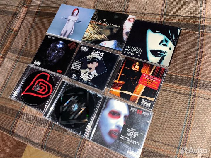 Коллекция CD дисков Marilyn Manson
