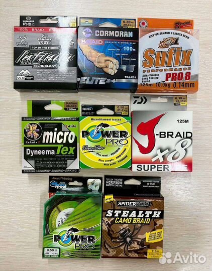 Плетёный шнур леска для рыбалки плетёнка япония