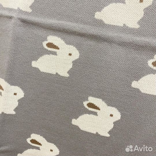 Плед детский вязаный