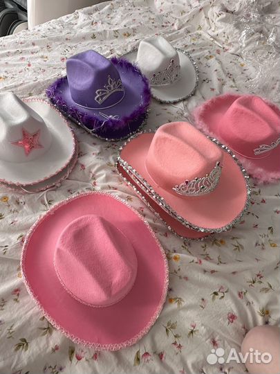 Шляпа карнавальная ковбой Барби