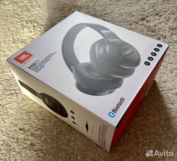 Беспроводные наушники JBL E55BT Black