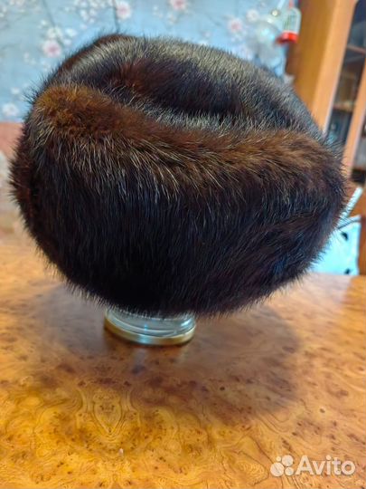 Шапка ушанка норковая