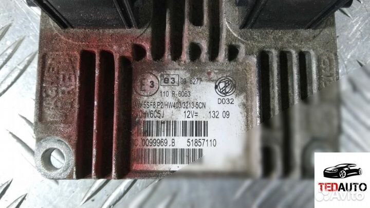 Блок управления двигателем, Fiat Grande Punto 2008