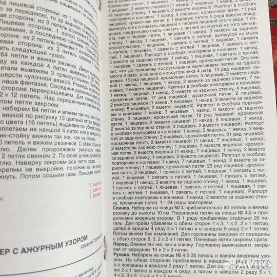 Винтажные открытки по вязанию набор Чехословакия