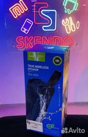 Беспроводная колонка Hoco HC6 с влагозащитой IPX5