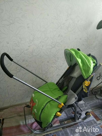 Детские санки коляска