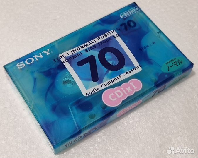 Sony CDixI 70 Аудиокассета Японский рынок
