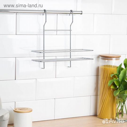 Полка для рейлинга прямая, 1 ярус, 2726,513 см, d2