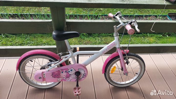 Велосипед детский для девочки бу 16