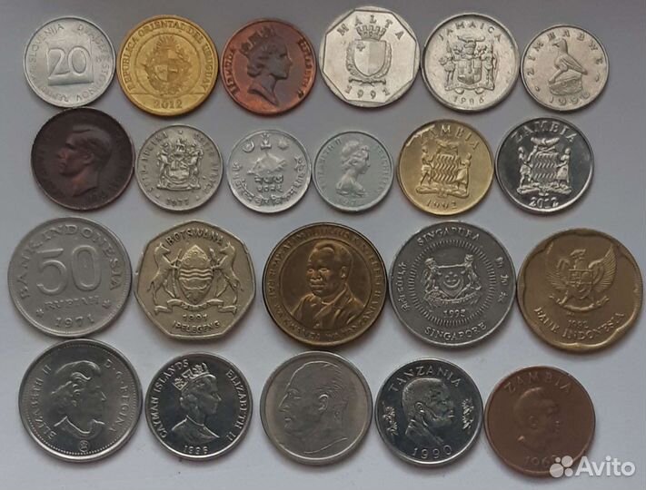 Монеты Иностранка Флора Фауна