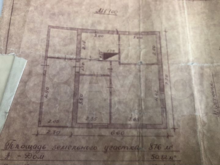 Дом 50,8 м² на участке 8,76 га