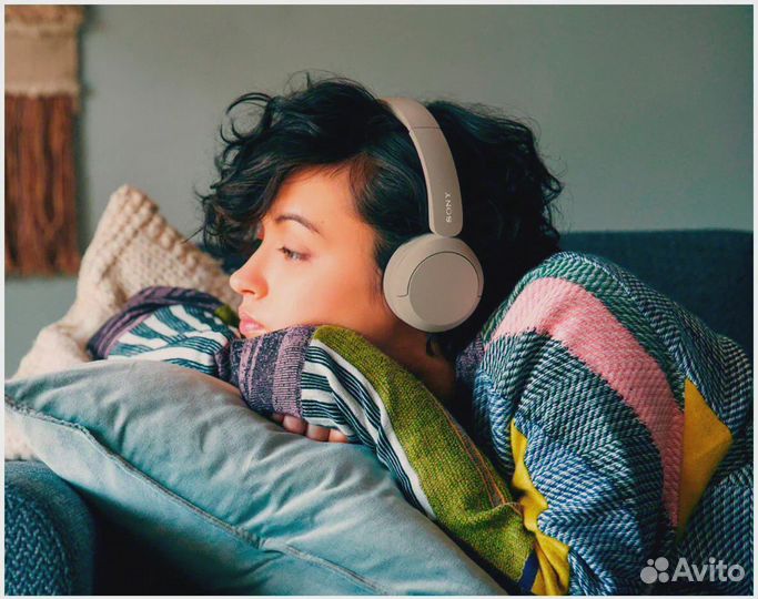 Наушники Sony WH-CH520 beige