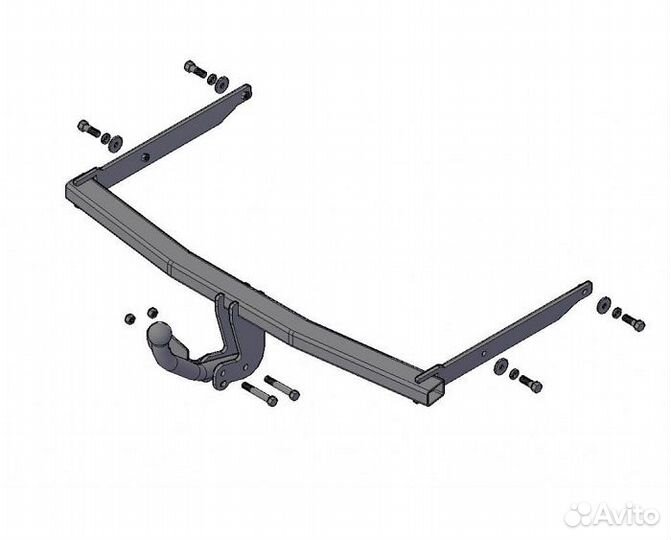 Фаркоп на Форд Фокус 3 седан (с 2011 г.) 