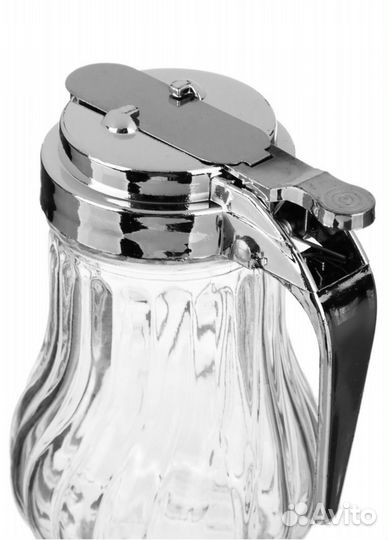 Сахарница стеклянная с дозатором