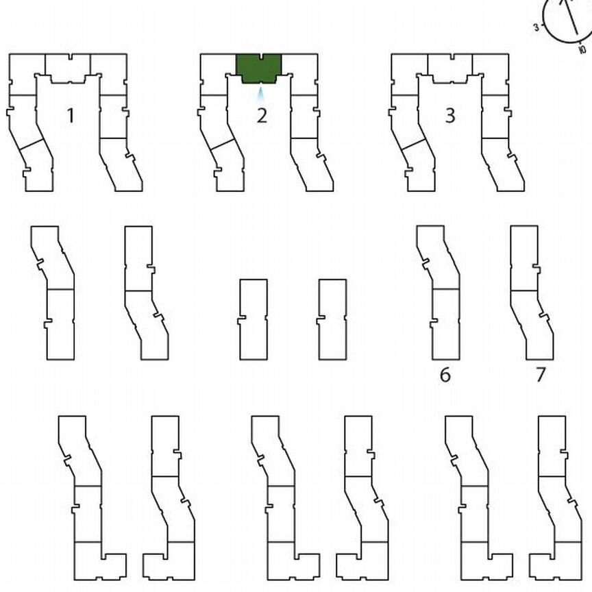 Квартира-студия, 29,1 м², 2/3 эт.