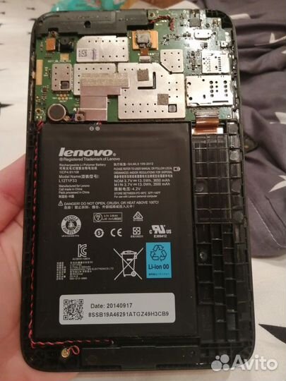 Планшет Lenovo на запчасти