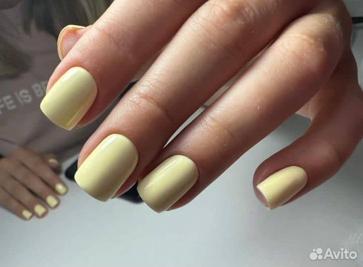 Маникюр + гель-лак (с укреплением )