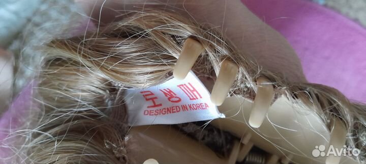 Шиньоны на крабе, на резинках