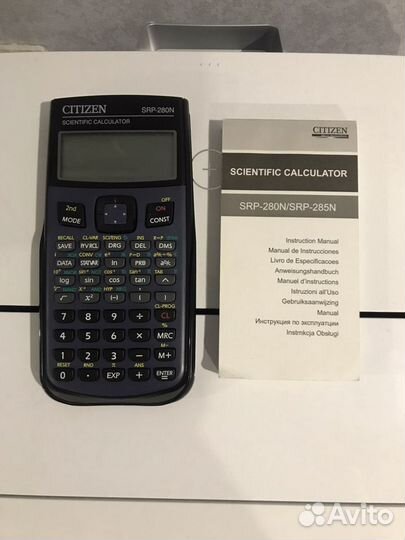 Калькулятор научный citizen SRP-280N