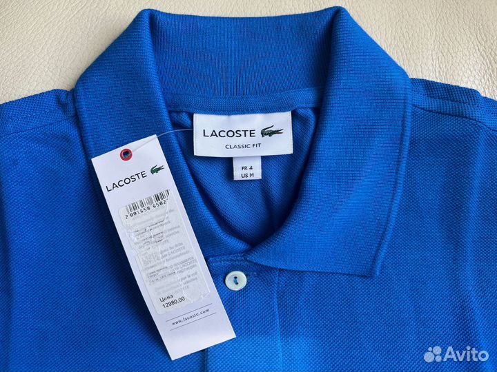 Поло Lacoste Classic Fit Оригинал (FR4 USM)